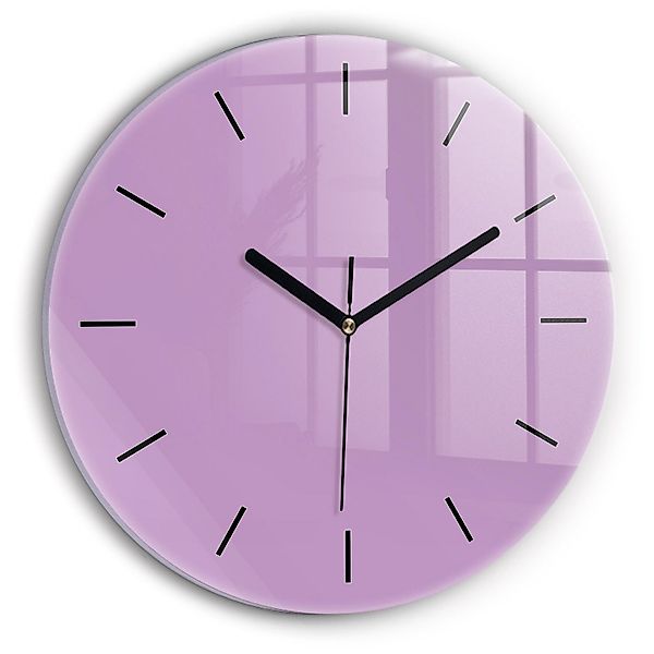 Tulup Wanduhr Glasrunde Uhr Moderne Glaswanduhr günstig online kaufen