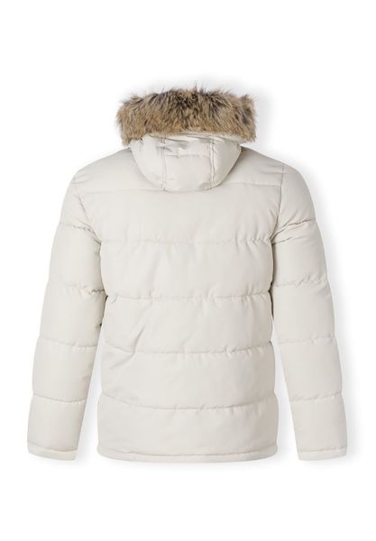Respect Winterjacke Gefütterte Jacke mit Fellimitat günstig online kaufen