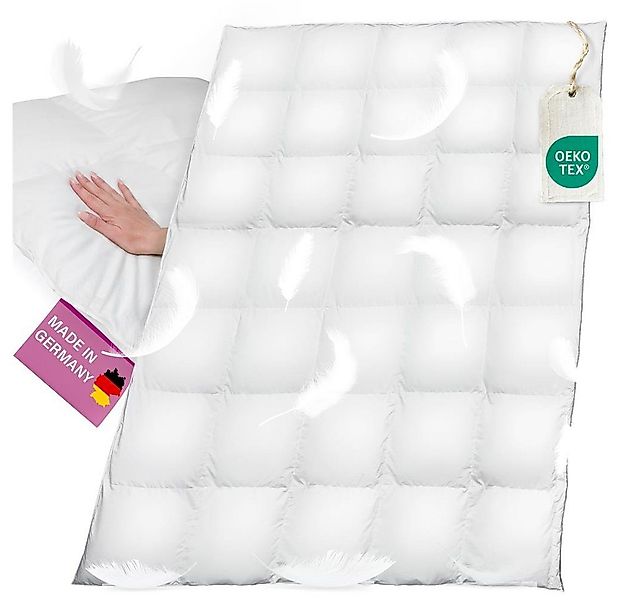 B!HOME Daunenbettdecke B!HOME Winterdecke Daunen 155x220cm (1050g) Kassette günstig online kaufen
