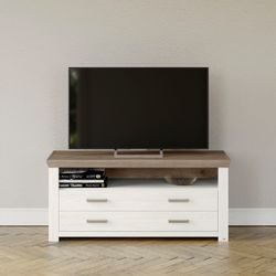 set one by Musterring Lowboard "York" Typ 32, mit 4 Schubkästen, Beleuchtun günstig online kaufen