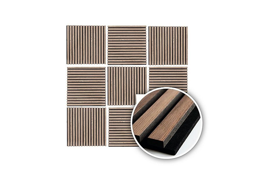 Kaiser plastic Wandpaneel Akustikpaneele - Geräuschunterdrückung - Holzpane günstig online kaufen