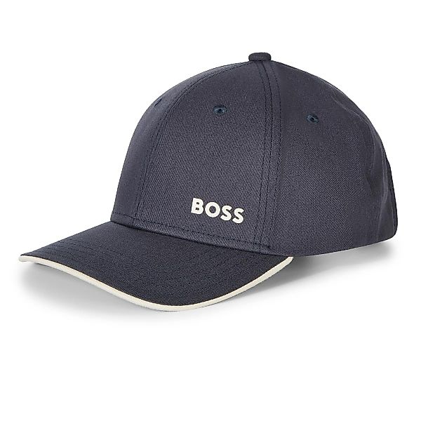 BOSS Cap mit Logo-Print Farbe dunkelblau Größe: One Size günstig online kaufen