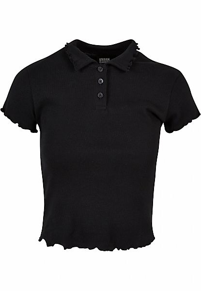 URBAN CLASSICS T-Shirt "Urban Classics Damen Ladies Rib Polo Tee" 1 Stk. tl günstig online kaufen