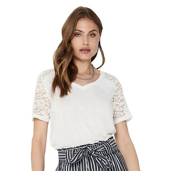 Jdy Stinne Lace Kurzärmeliges T-shirt XL Cloud Dancer günstig online kaufen