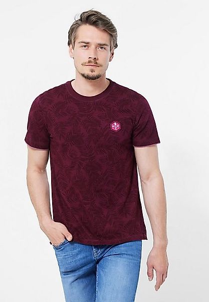 STREET ONE MEN T-Shirt, mit allover Print günstig online kaufen