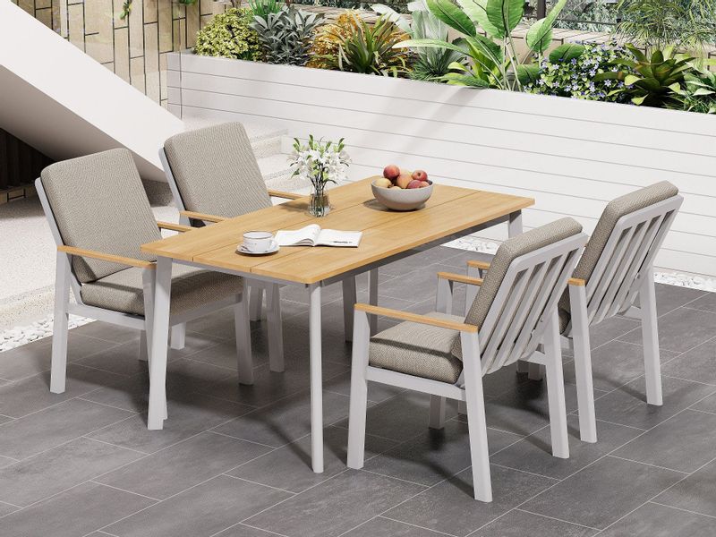 MeXo Gartenlounge-Set, (Gartenmöbel Set für 4 günstig online kaufen