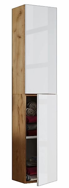 VCM Hochschrank "Holz Badmöbel Bad Hochschrank Badschrank Lendas" 1 Stk. tl günstig online kaufen