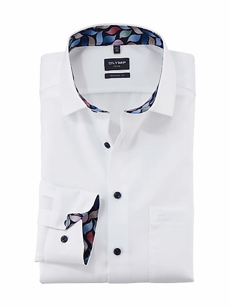 OLYMP Businesshemd Luxor modern fit kontrastfarbene günstig online kaufen