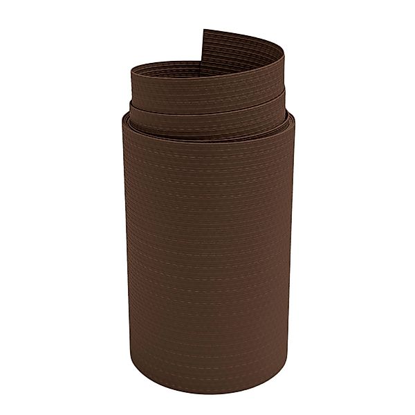 zaunzu Sichtschutz DELUX-R Einzelstreifen mit Wabenstruktur Braun 2,55m günstig online kaufen