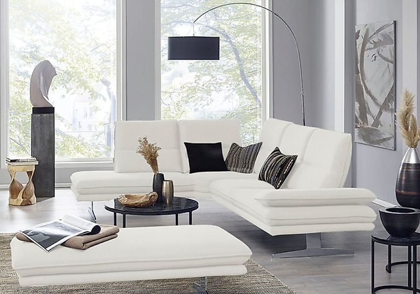 W.SCHILLIG Ecksofa »broadway, Designsofa, toller Sitzkomfort, zeitlos, eleg günstig online kaufen