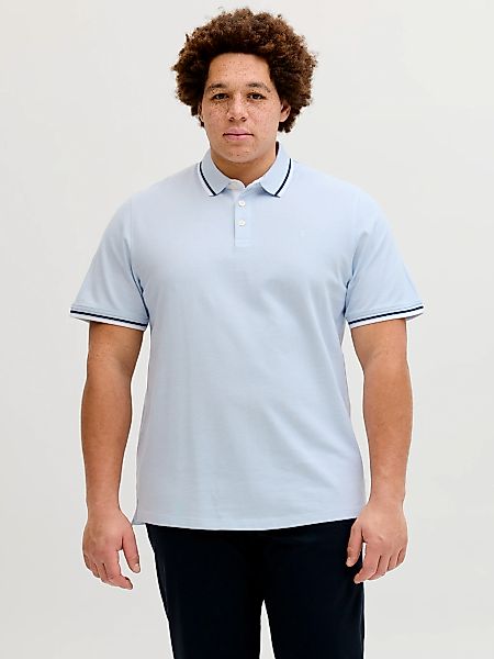 Jack & Jones PlusSize "JJEPAULOS POLO SS NOOS PLS" mit Logo Stickerei günstig online kaufen