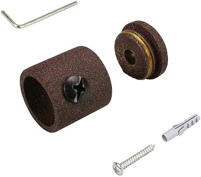 Liedeco Wandbefestigung für Gardinenstangen Ø 16 mm günstig online kaufen