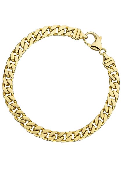 JOBO Goldarmband "Armband", Panzerarmband 585 Gold massiv 19 cm günstig online kaufen