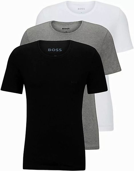 BOSS T-Shirt Rundhals BOSS ONE x David Beckham (3er-Pack) mit dezentem BOSS günstig online kaufen