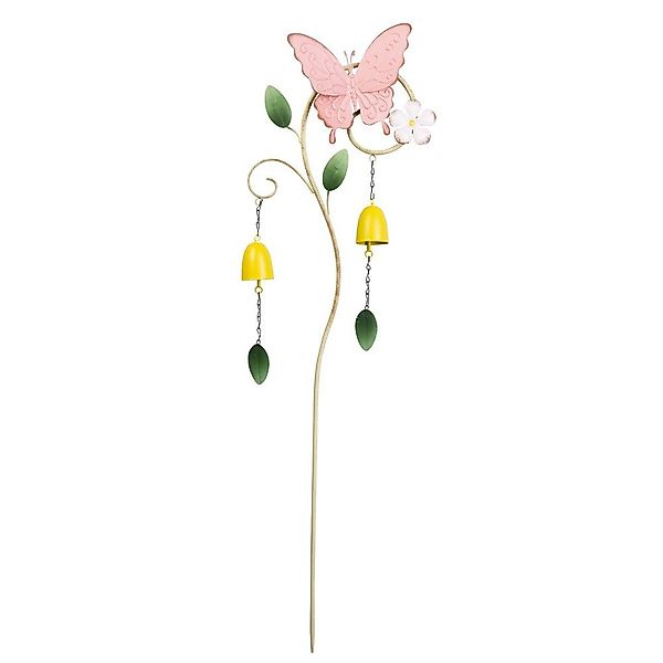 MICA Gartenstecker Blumenstecker Schmetterling pink/grün - günstig online kaufen