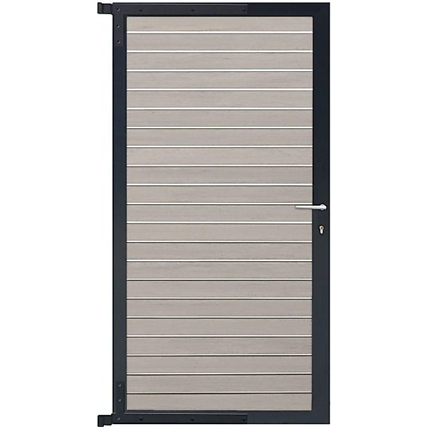 GartenLand Steckzauntor Rhombus Stockholm ca. 90 x 175 cm WPC Sand-Multicol günstig online kaufen