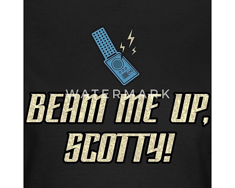 Spreadshirt T-Shirt Star Trek The Original Series Beam Me Up, Scotty Frauen günstig online kaufen