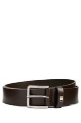 BOSS Ledergürtel Ther-Flag-E_Sz35 mit stilvollen Markendetails günstig online kaufen