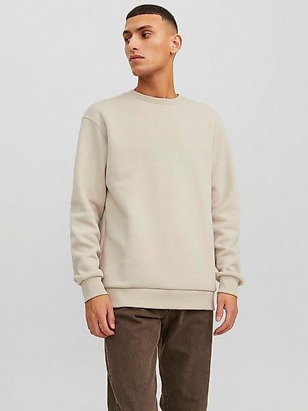 Jack & Jones Sweatshirt JJEBRADLEY SWEAT CREW NOOS mit Rippbündchen günstig online kaufen