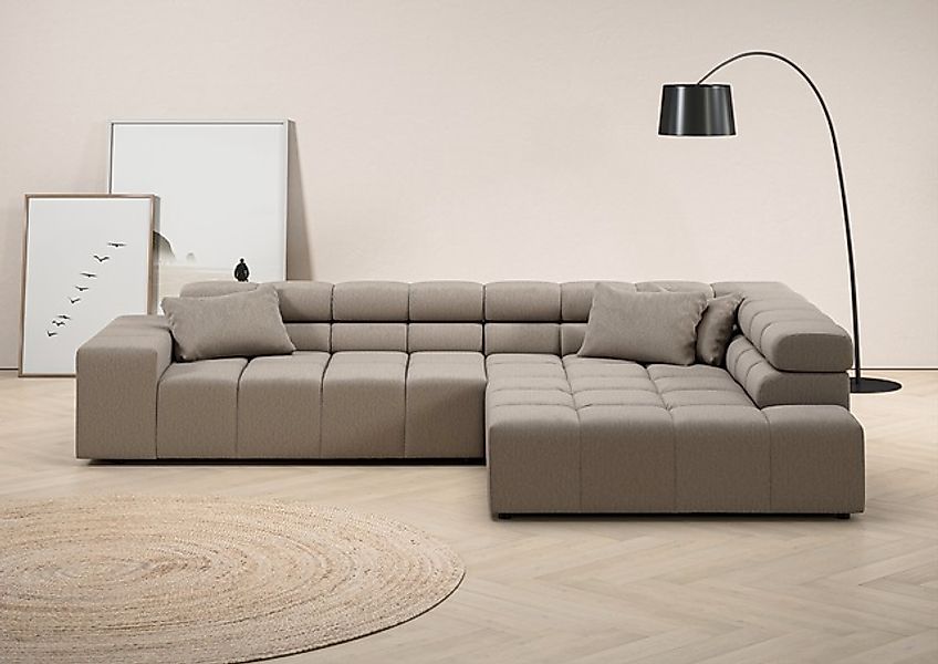 INOSIGN Ecksofa »Ancona incl. Kopfteilverstellung, OTTOs Choice, Breite 319 günstig online kaufen