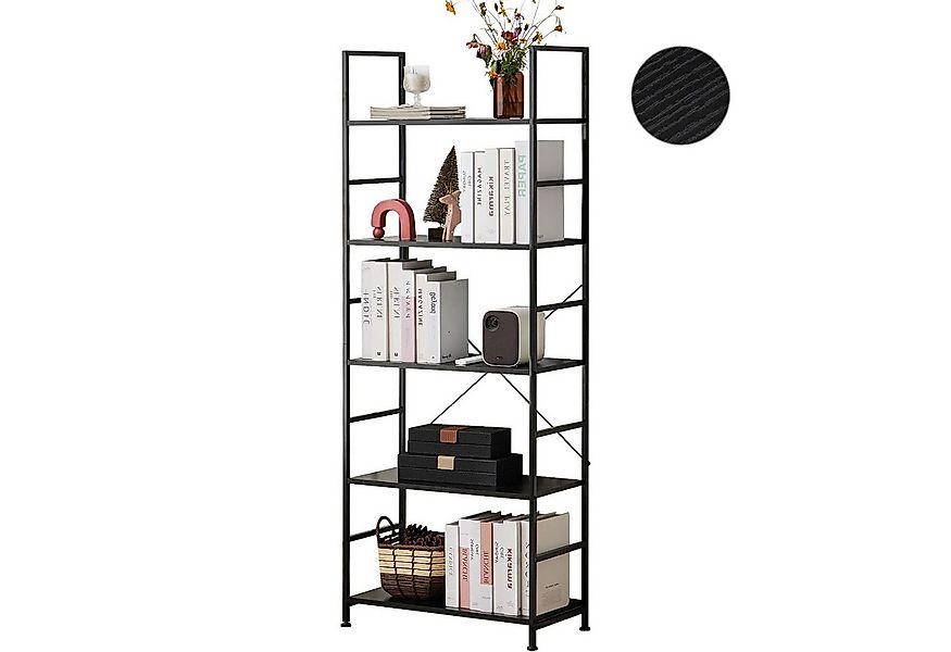 SURFOU Bücherregal Standregal Bookshelf Regal Stehend mit 5 Ebenen, Metallr günstig online kaufen
