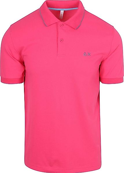 Sun68 Poloshirt Small Stripe Collar Rosa - Größe 3XL günstig online kaufen