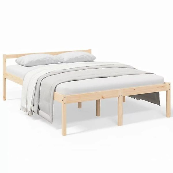 vidaXL Bett Seniorenbett 150x200 cm Massivholz Kiefer günstig online kaufen