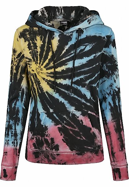 URBAN CLASSICS Kapuzensweatshirt "Urban Classics Damen Ladies Tie Dye Hoody günstig online kaufen