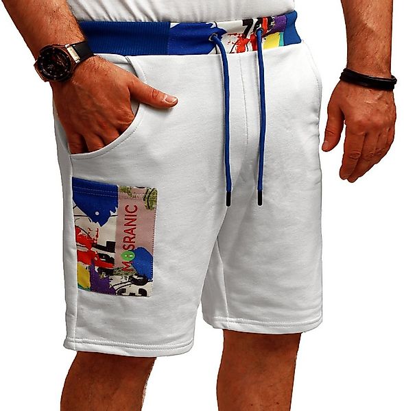 RMK Shorts Herren Short kurze Hose Sommer Bermuda Basic Einfarbig Elastikbu günstig online kaufen