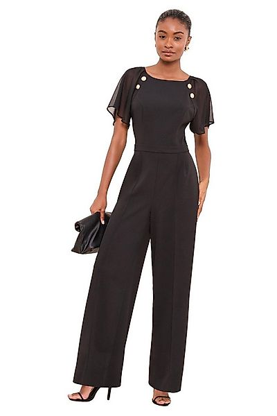 LIPSY Jumpsuit Lipsy Jumpsuit mit Chiffon-Flatterärmel, Kurzgröße (1-tlg) günstig online kaufen