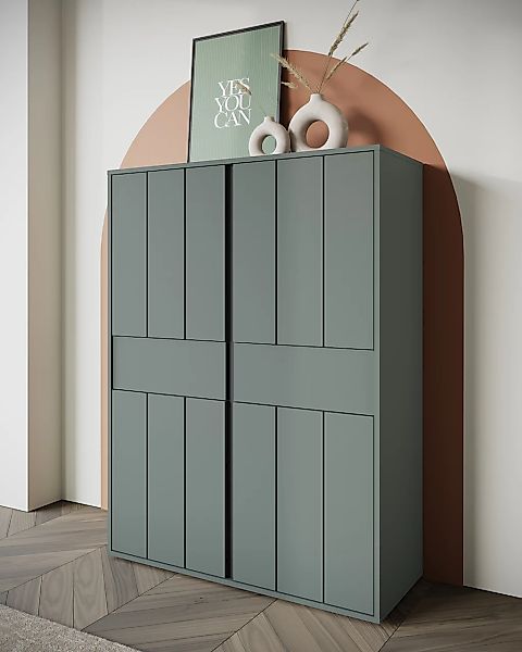 Home affaire Highboard "VEDDEL" Höhe ca.140 günstig online kaufen