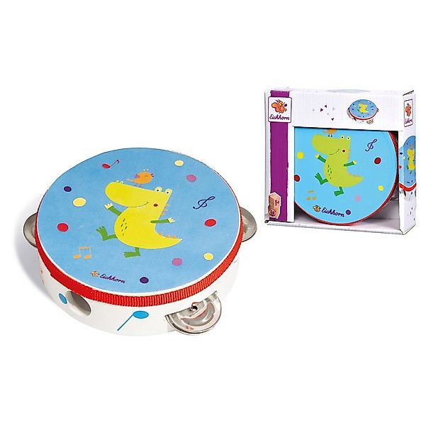 Simba Dickie Spielzeug-Musikinstrument Eichhorn Holzspielzeug Tamburin günstig online kaufen