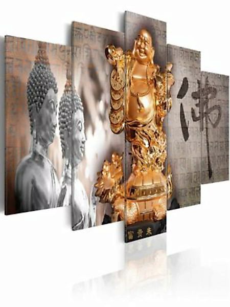 artgeist Wandbild Smile to Buddha! mehrfarbig Gr. 200 x 100 günstig online kaufen