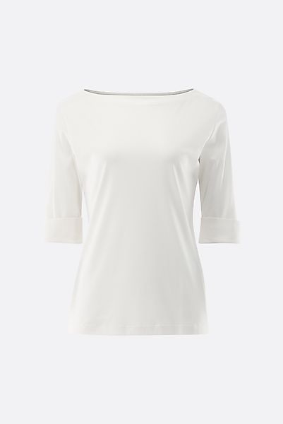 T-Shirt mit U-Boot Ausschnitt und Halbarm von van Laack günstig online kaufen