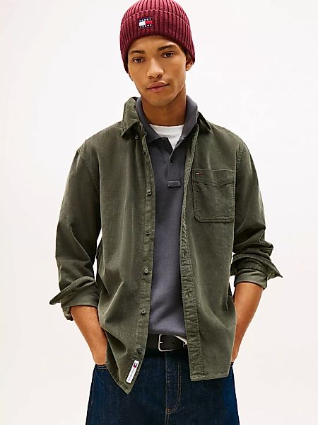 Tommy Jeans Langarmhemd "TJM BABY CORD SHIRT EXT", Regular Fit, Button-down günstig online kaufen