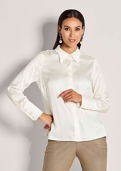 MADELEINE Hemdbluse Elegante Viskosebluse mit verdeckter günstig online kaufen