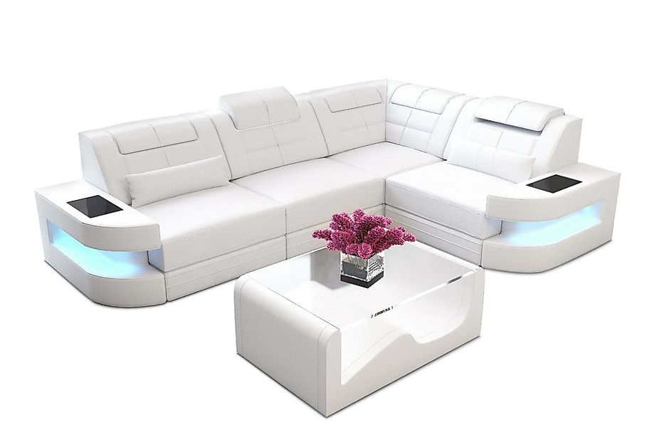Sofa Dreams Ecksofa Leder Sofa Ledercouch günstig online kaufen