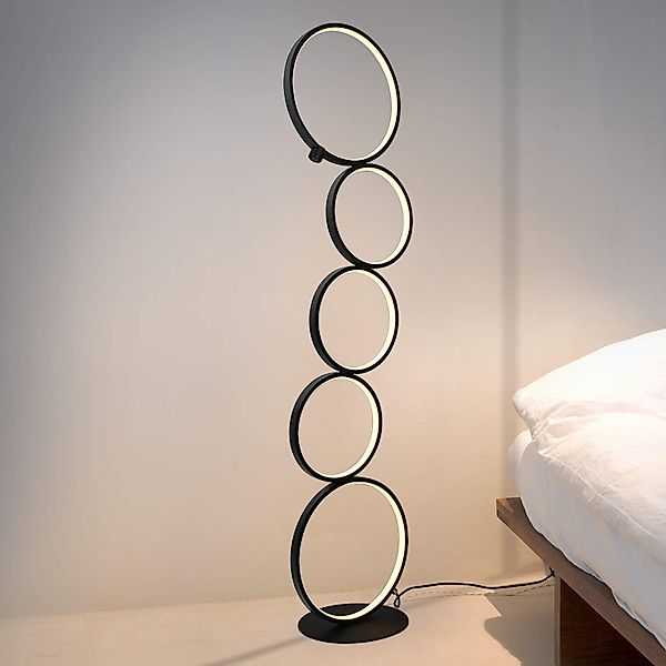 Nettlife LED Stehlampe Touch Dimmbar Schwarz/weiß günstig online kaufen