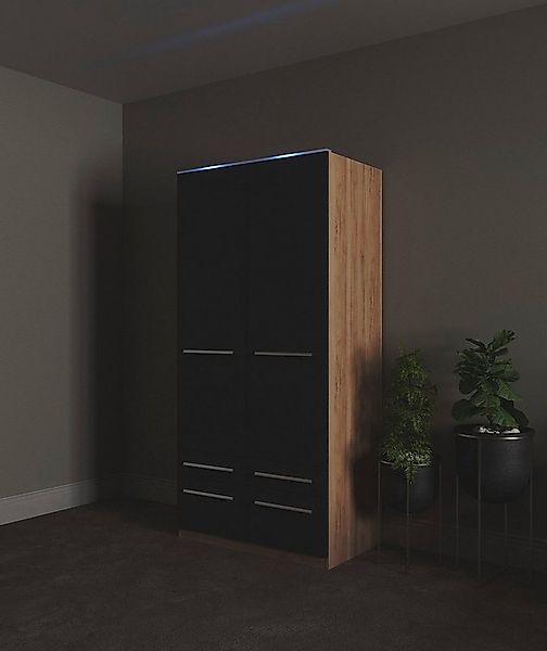 priess Kleiderschrank Schrank Garderobe Wäscheschrank Barcelona in 5 Breite günstig online kaufen