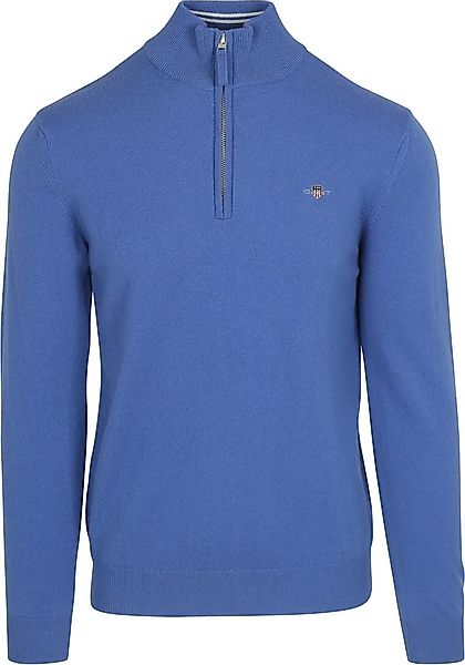 Gant Half Zip Pullover Lambswool Blau - Größe XXL günstig online kaufen