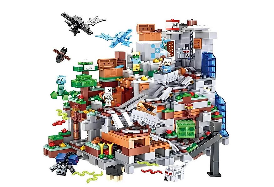 Athlix Klemmbausteine Set kompatibel mit Lego für Minecraft Fans Baustein S günstig online kaufen