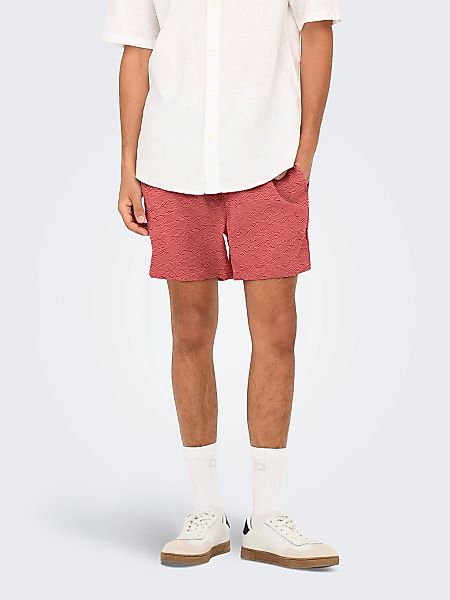 ONLY & SONS Badeshorts "ONSTED LIFE SOLID SEERSUCKER SWIM NOOS" günstig online kaufen