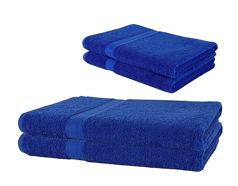 Badekönig Handtuch Set, aus 4 Handtüchern je 2 Stück 50x100cm und 70x140cm günstig online kaufen
