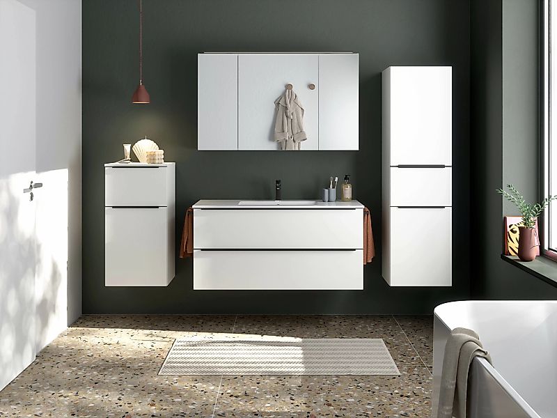 nobilia® Badmöbel-Set Levere, (2-St., vormontiert, mit günstig online kaufen