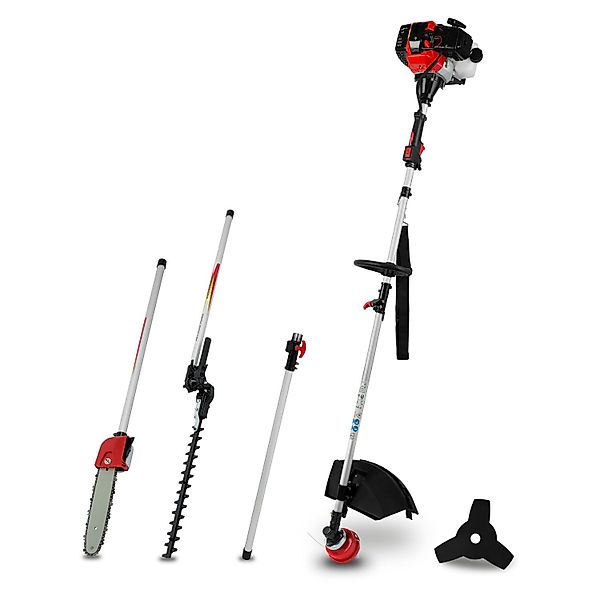 EBERTH Benzin-Rasentrimmer Freischneider Rasentrimmer Multitool 4in1 günstig online kaufen