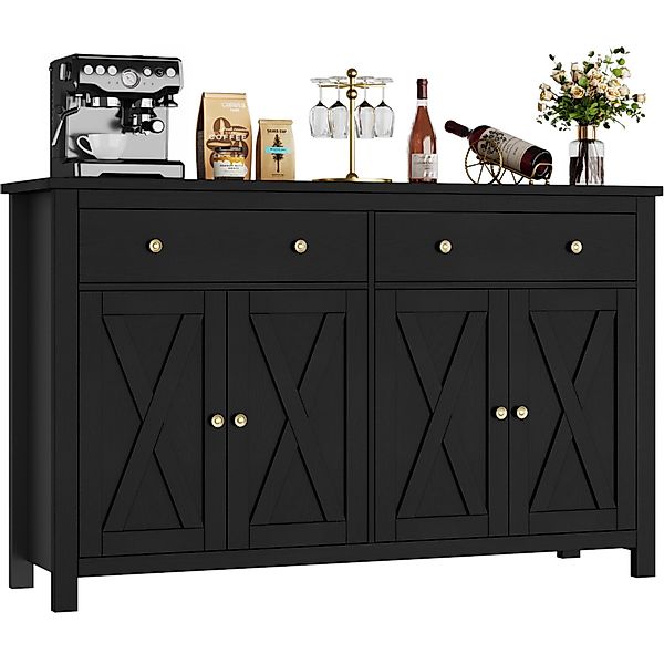 Homfa Sideboard für Küche 140cm Breit, günstig online kaufen