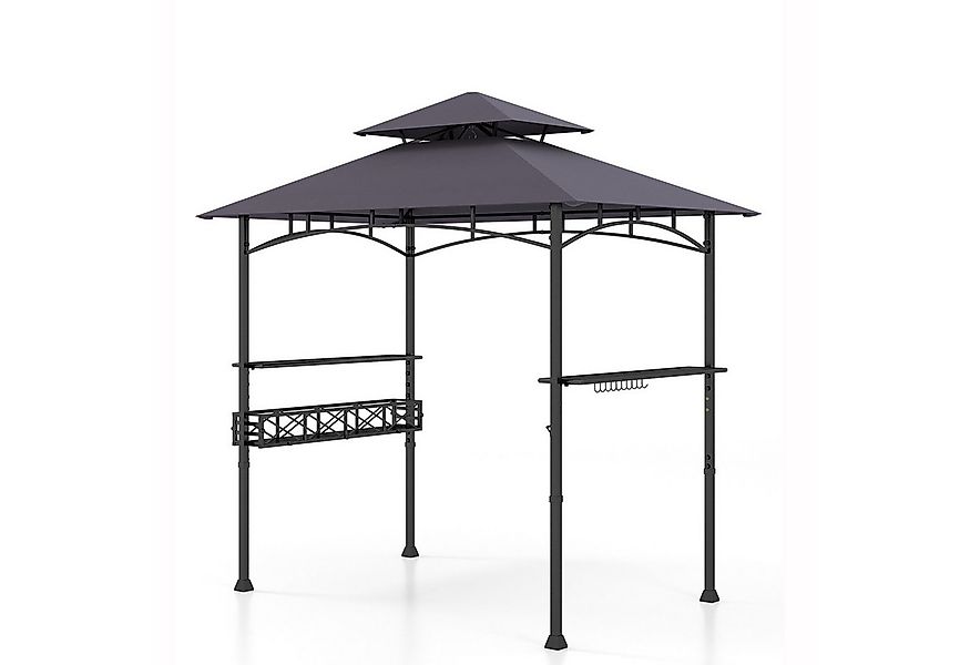 COSTWAY Grillpavillon, 242 x 153 x 250 cm BBQ Pavillon günstig online kaufen