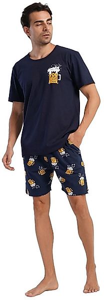 Vienetta Shorty Man (Set, 2 tlg., 2-teilig) Herren Pyjama kurz Shorty Kurza günstig online kaufen