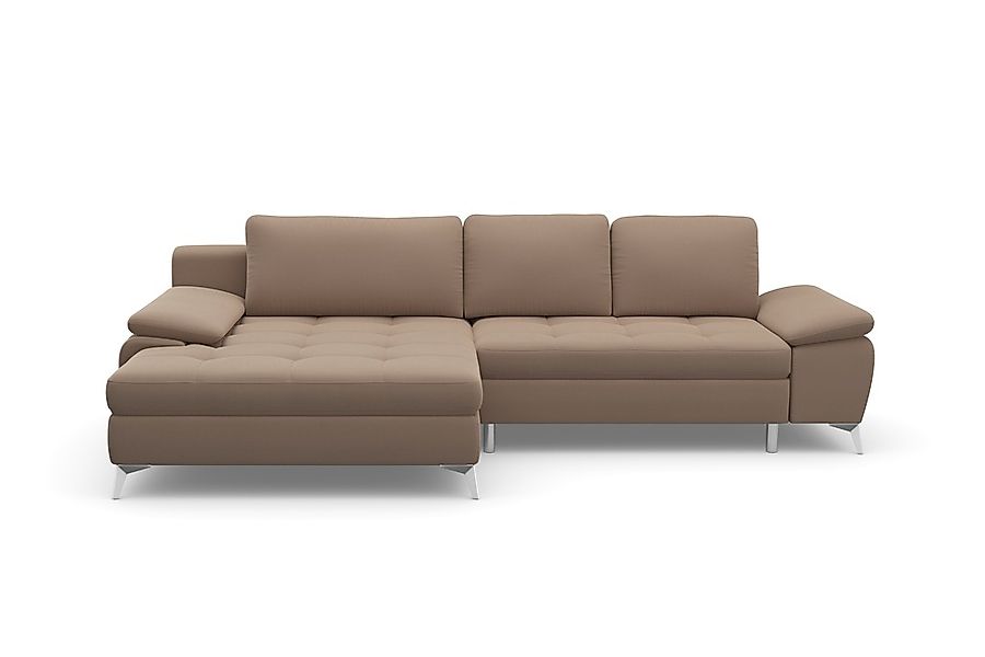 sit&more Ecksofa »Latigo L-Form« mit Mega-Recamiere, wahlweise mit Bettfunk günstig online kaufen