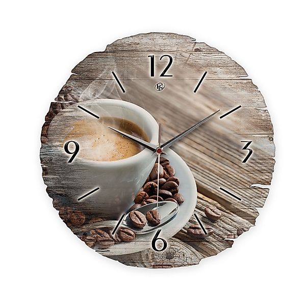 Kreative Feder Wanduhr Wanduhr "Kaffee" aus günstig online kaufen